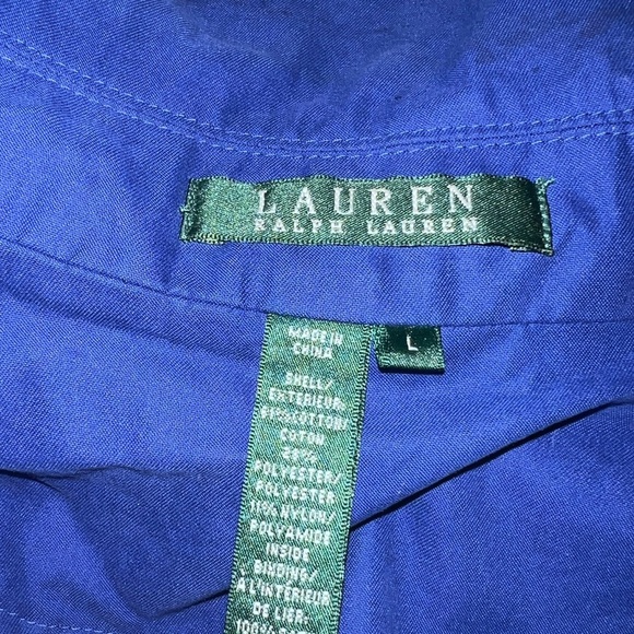 Lauren ralph lauren- Blue button up coat - Picture 9 of 9